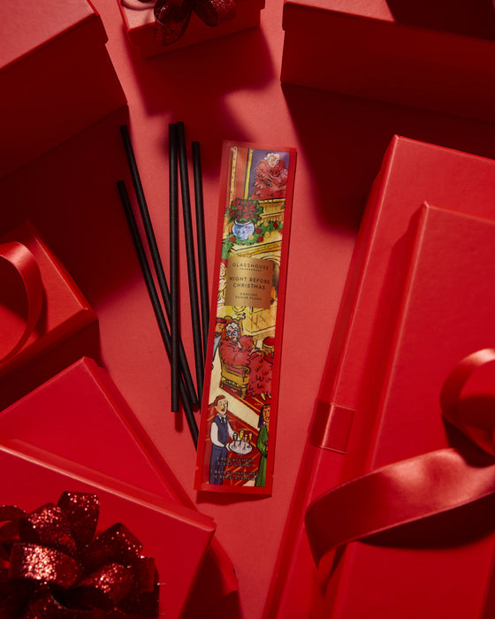 Christmas Glasshouse Replacement Scent Stems - Night Before Christmas
