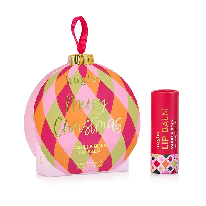 Hanging Lip Balm Bauble - Soft Pink Diamonds