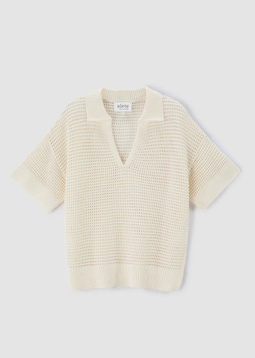 Open Stitch Polo