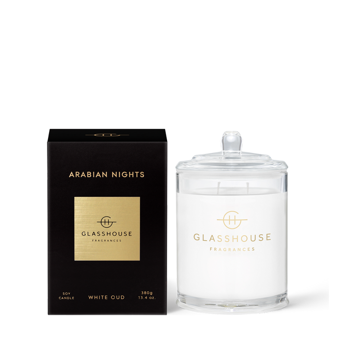 Arabian Nights Glasshouse Candle 380g