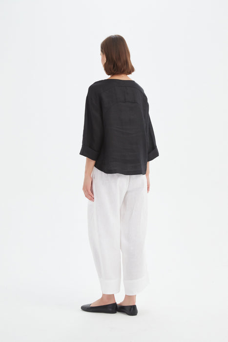 Pleat Hem Top