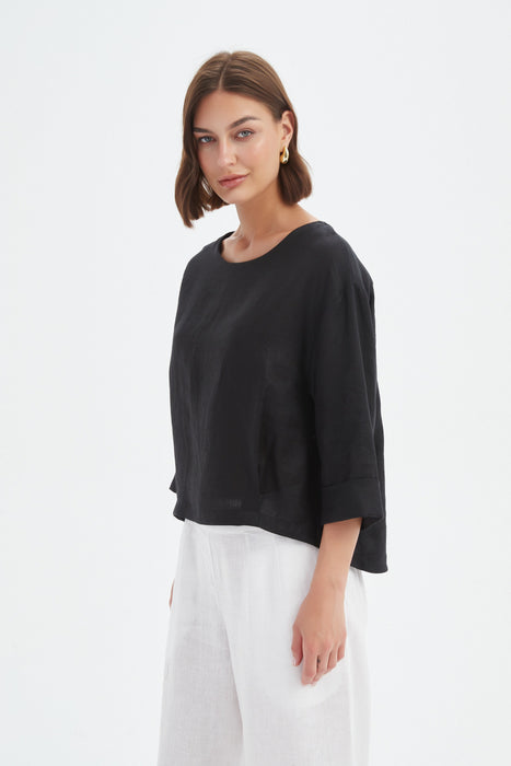Pleat Hem Top