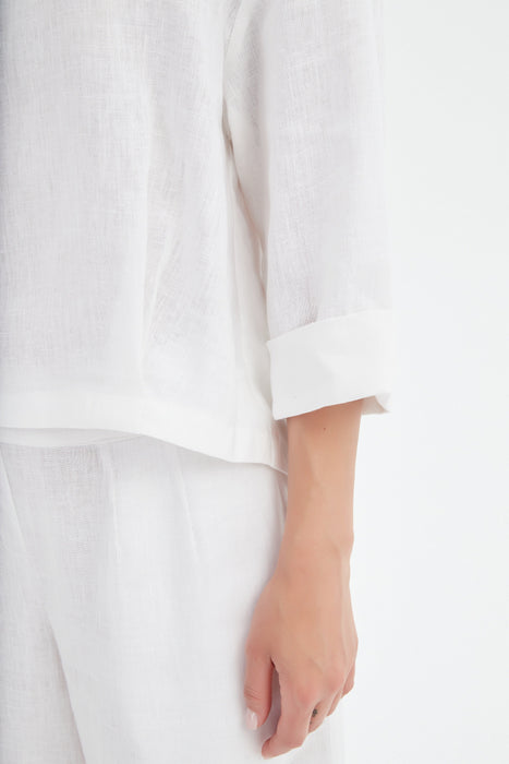 Pleat Hem Top