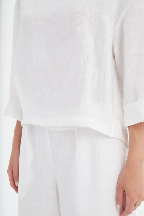 Pleat Hem Top