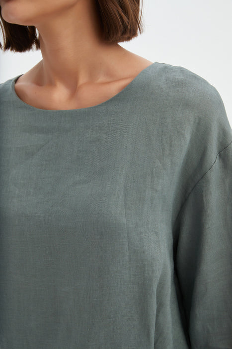 Pleat Hem Top