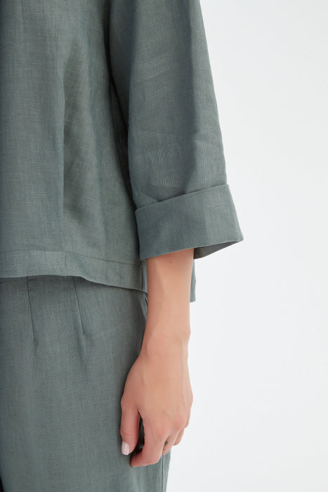 Pleat Hem Top