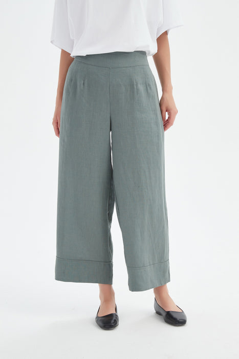 Wide Leg Linen Pant