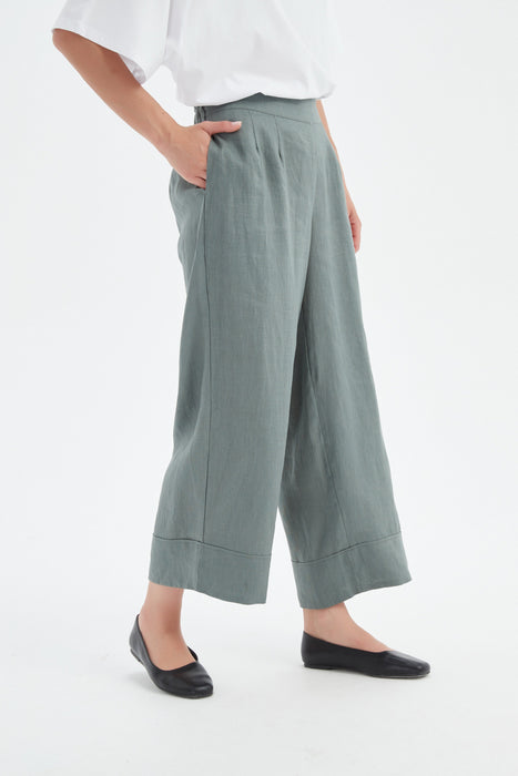 Wide Leg Linen Pant