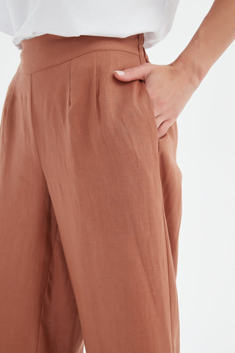 Wide Leg Linen Pant