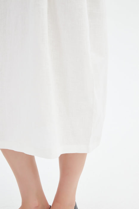Contrast Trim Ovoid Dress