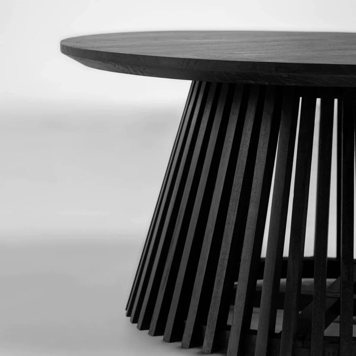 Irune Black Coffee Table in Black