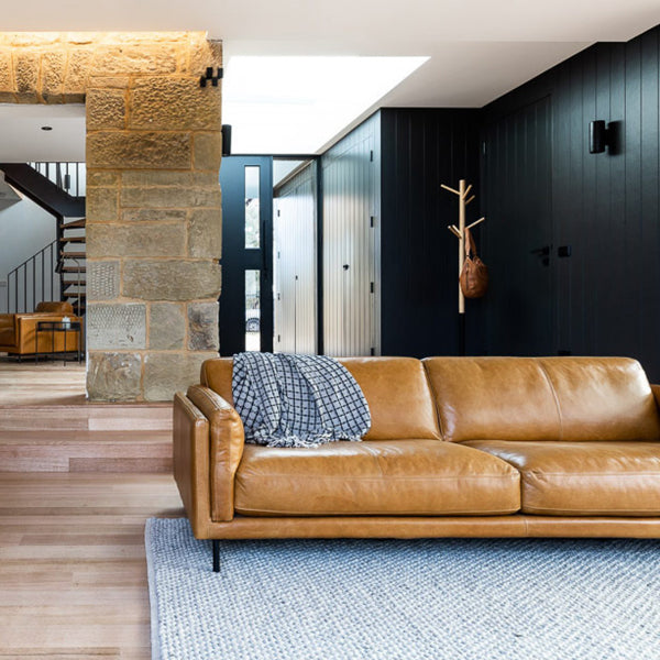 Elly Leather Sofa