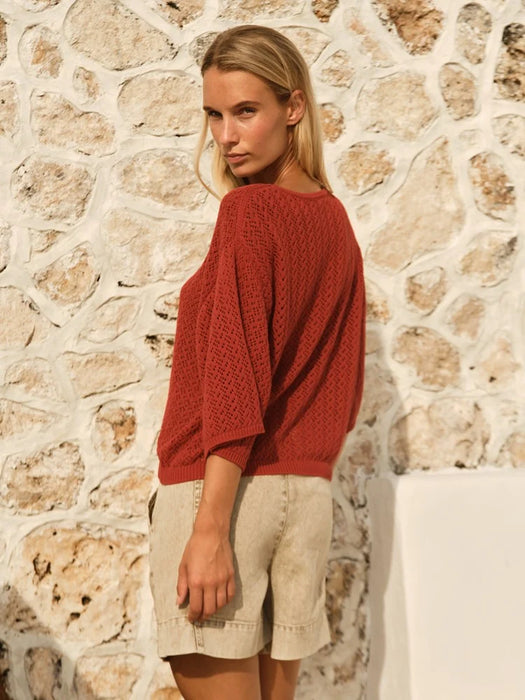 Mila Pointelle Top