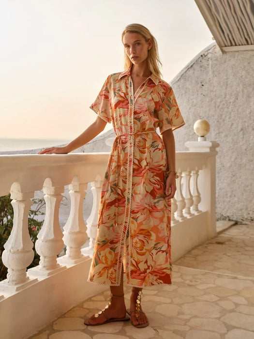 Elodie Midi Shirt Dress