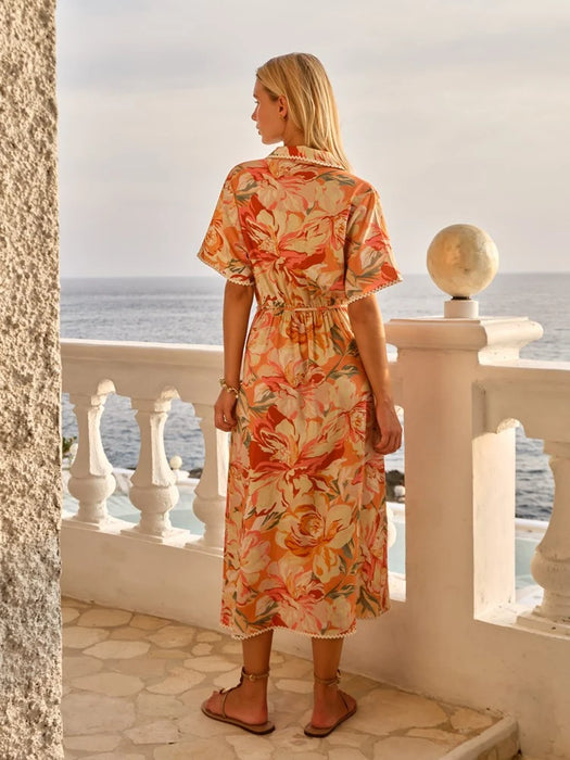 Elodie Midi Shirt Dress
