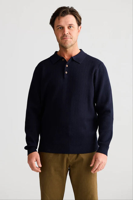 Lenny LS Polo - Navy (XXL)