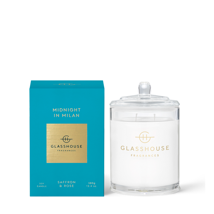 Midnight in Milan Glasshouse Candle 380g