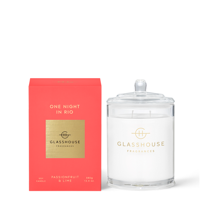 One Night in Rio Glasshouse Candle 380g