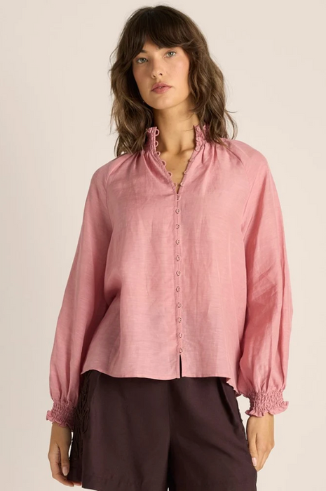 Lani Shirred Blouse