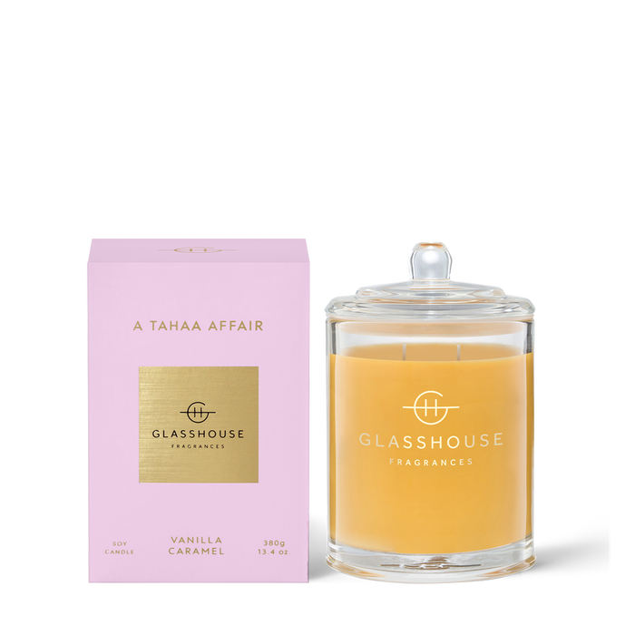 A Tahaa Affair Glasshouse Candle 380g