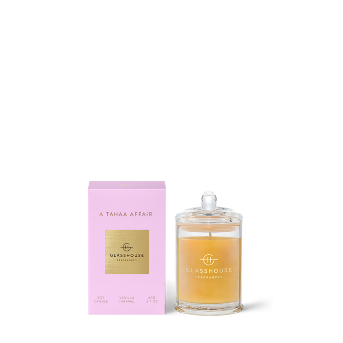 A Tahaa Affair Glasshouse Candle 60g