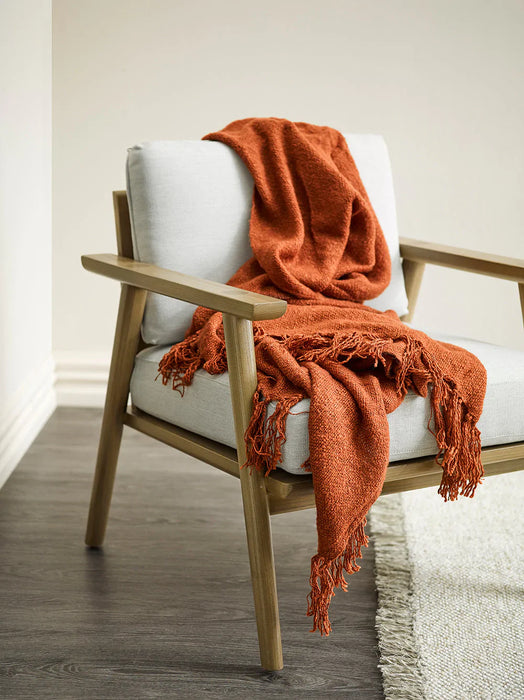 Serenade Throw in Rust