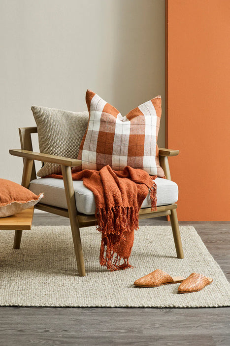 Serenade Throw in Rust