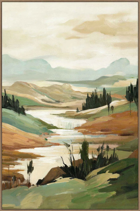 Autumn Valley A Framed Canvas