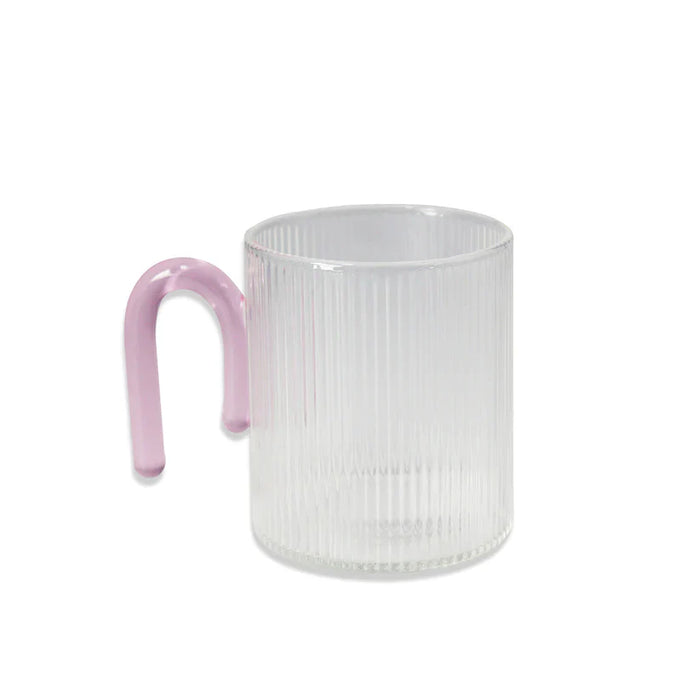 Archer Ribbed Glass Cup