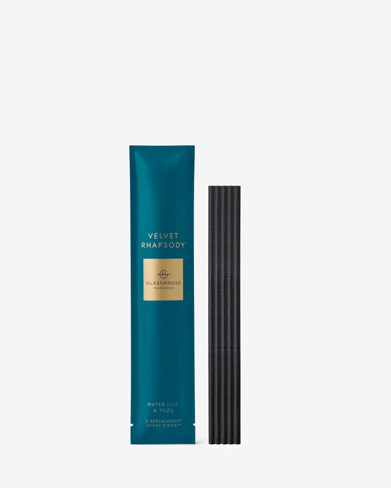 Glasshouse Replacement Scent Stems - Velvet Rhapsody