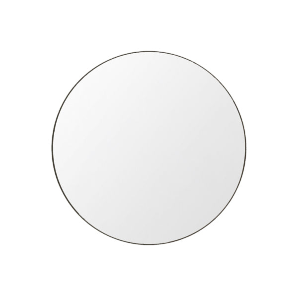 Flynn Round Mirror in Black