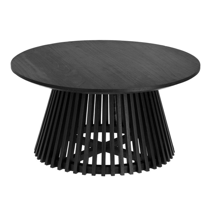 Irune Black Coffee Table in Black
