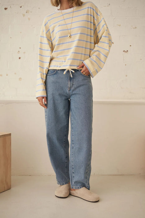 Leah Tapered Barrel Jean