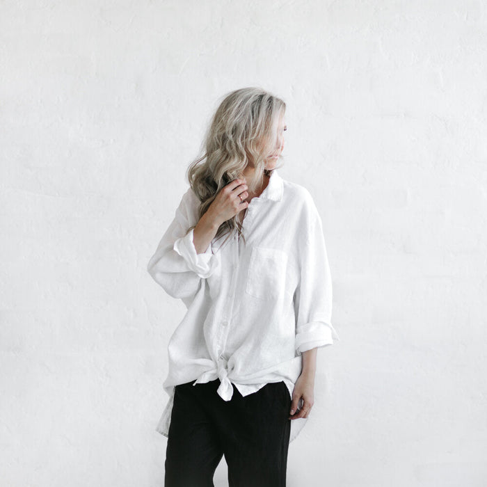 Boyfriend Linen Shirt