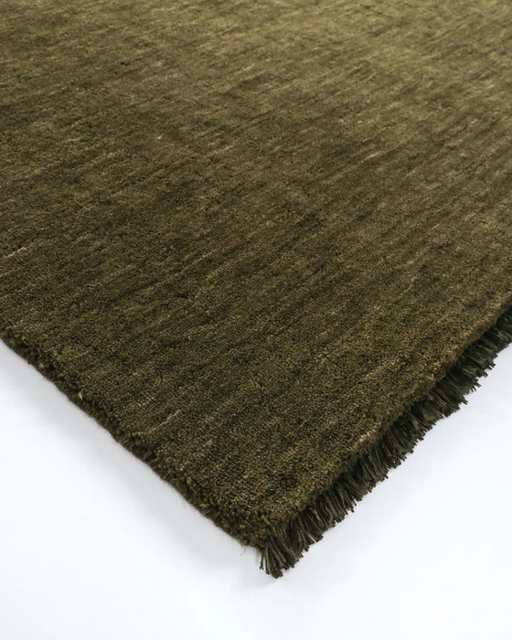 Sandringham Floor Rug in Moss