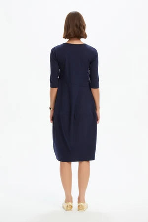 Diagonal Seam Summer Dress