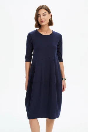 Diagonal Seam Summer Dress