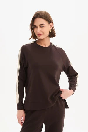 Stripe Sleeve Sweat (Summer Weight)