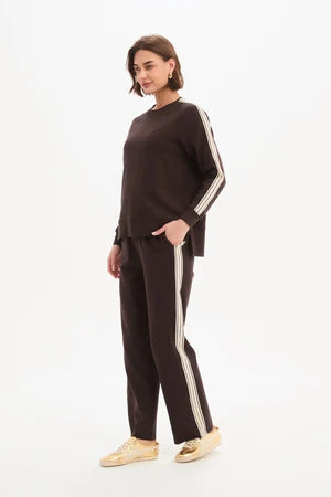 Stripe Sleeve Sweat (Summer Weight)