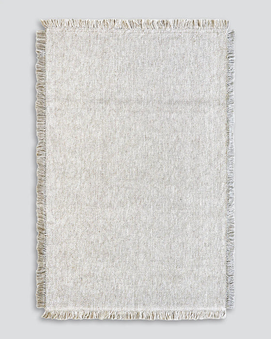 Ulster Floor Rug in White/Natural