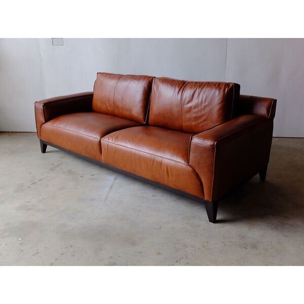 Husk Leather Sofa | Oliver Birch