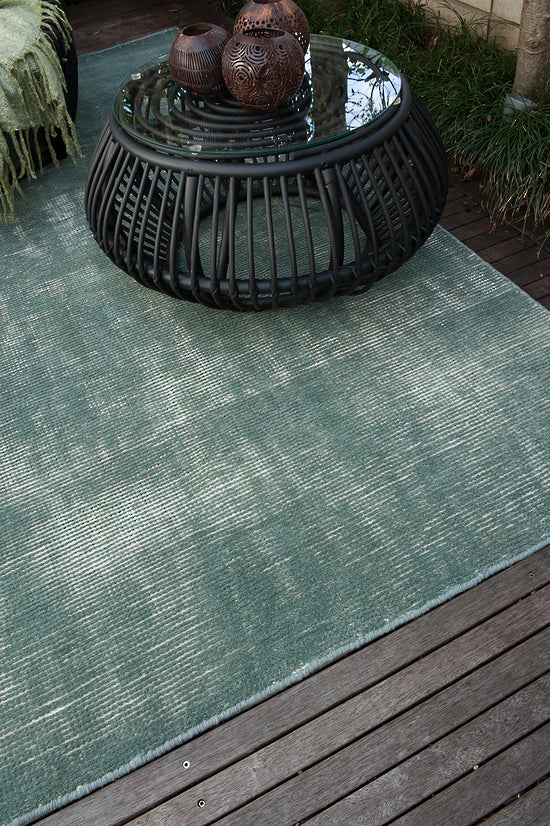 Orakei Floor Rug in Atlantic | Oliver Birch